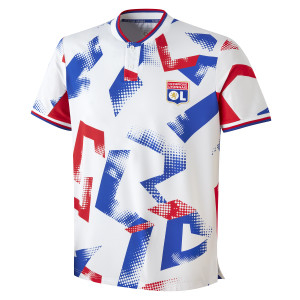 Polo OL Training Fusion Blanc Homme - Olympique Lyonnais