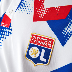 Polo OL Training Fusion Blanc Homme - Olympique Lyonnais