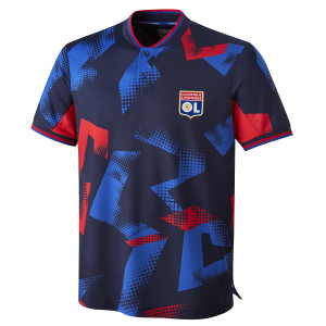 Polo OL Training Fusion Bleu Marine Homme - Olympique Lyonnais