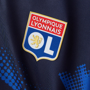 Navy Blue Junior Training Fusion Polo - Olympique Lyonnais