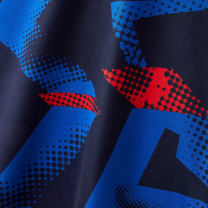 Navy Blue Junior Training Fusion Polo - Olympique Lyonnais