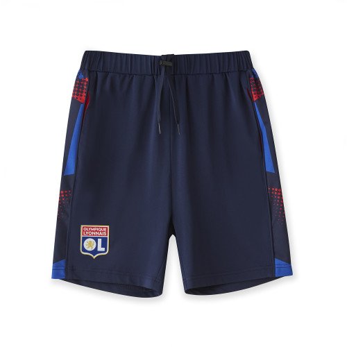 Navy Blue Junior Training Fusion Shorts - Olympique Lyonnais
