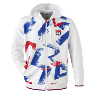 Veste à capuche Training Fusion Blanche Homme
