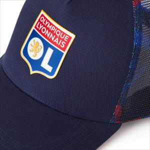 Navy Blue Unisex Training Fusion Cap - Olympique Lyonnais