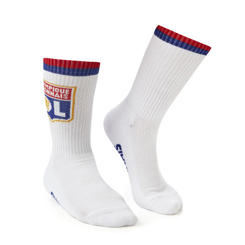 OL White Training Socks - Olympique Lyonnais