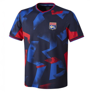 Navy Blue Men’s Training Fusion T-Shirt - Olympique Lyonnais
