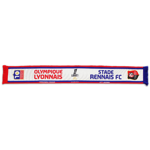 24-25 Match Scarf OL / Stade Rennais - Olympique Lyonnais