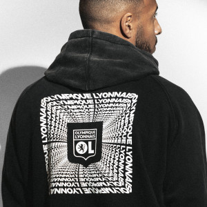 Hoodie Hypnotic Carbone Mixte - Olympique Lyonnais