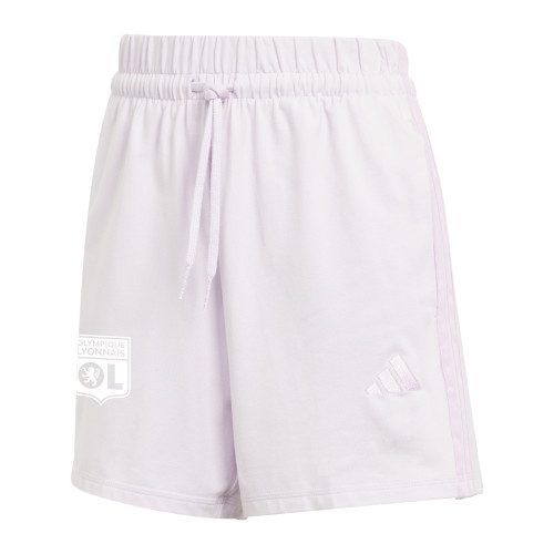 Women's 3S Purple Shorts - Olympique Lyonnais