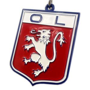 Porte-clés Blason 75 ans - Olympique lyonnais