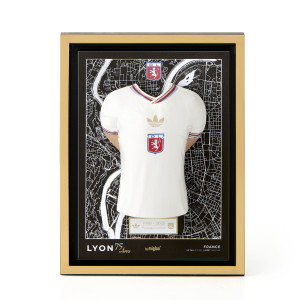 Mini Cadre Maillot - 75 Ans OL