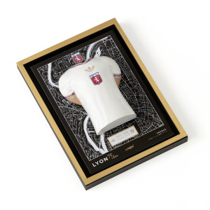 Mini Cadre Maillot 75 Ans - Olympique Lyonnais