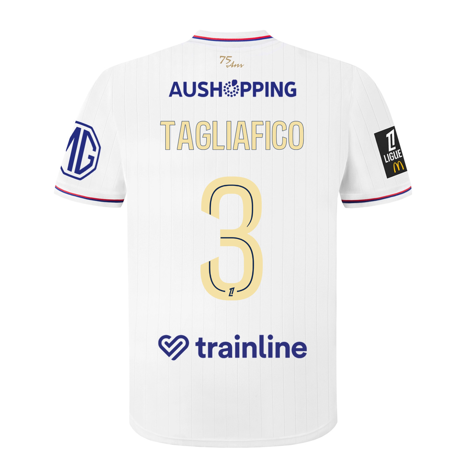 L'OL dévoile un maillot spécial pour les 75 ans du club