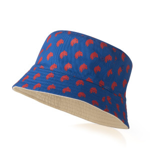 Beige OL Lyonnes Reversible Bucket Hat Adult - Olympique Lyonnais