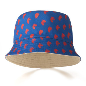 Beige OL Lyonnes Reversible Bucket Hat Adult - Olympique Lyonnais