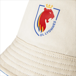 Beige OL Lyonnes Reversible Bucket Hat Adult - Olympique Lyonnais