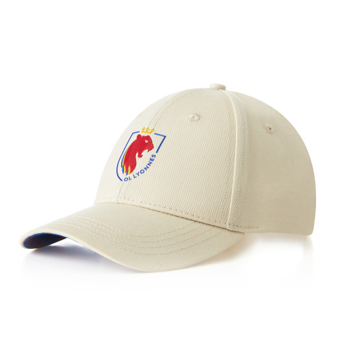 Casquette OL Lyonnes Beige Mixte - Olympique Lyonnais