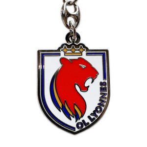 OL Lyonnes Metal Keyring - Olympique Lyonnais