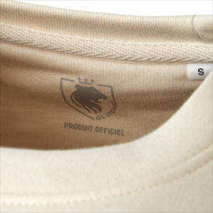 Sweat OL Lyonnes Essentials Beige Mixte - Olympique Lyonnais
