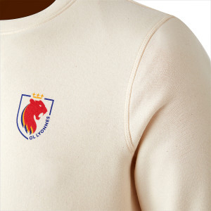 Sweat OL Lyonnes Essentials Beige Mixte - Olympique Lyonnais