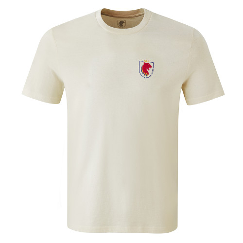 Beige OL Lyonnes Essentials T-Shirt - Olympique Lyonnais