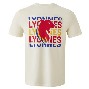 T-Shirt OL Lyonnes Essentials Beige Mixte - Olympique Lyonnais