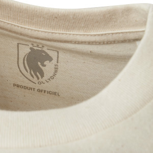 T-Shirt OL Lyonnes Essentials Beige Mixte - Olympique Lyonnais
