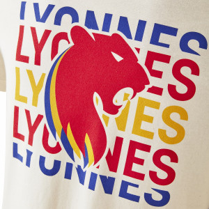 T-Shirt OL Lyonnes Essentials Beige Mixte - Olympique Lyonnais