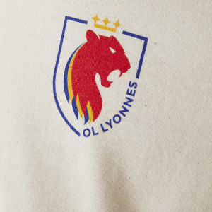 T-Shirt OL Lyonnes Essentials Beige Mixte - Olympique Lyonnais