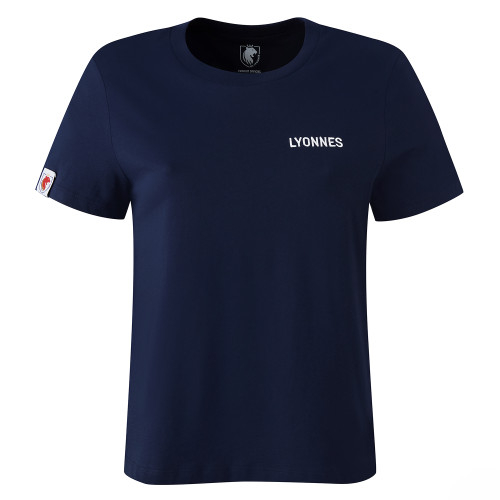 T-Shirt OL Lyonnes Bleu Marine Femme - Olympique Lyonnais