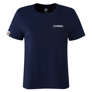 T-Shirt Bleu Marine Femme - Game ON - OL Lyonnes