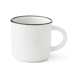 Mug Vintage OL Lyonnes Blanc - Olympique Lyonnais