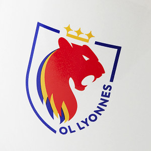 Mug Vintage OL Lyonnes Blanc - Olympique Lyonnais