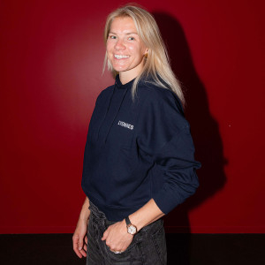 Navy Blue OL Lyonnes Women's Hoodie - Olympique Lyonnais