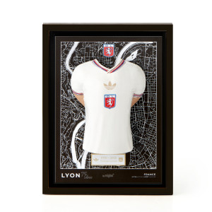 Mini Cadre Maillot - 75 Ans OL