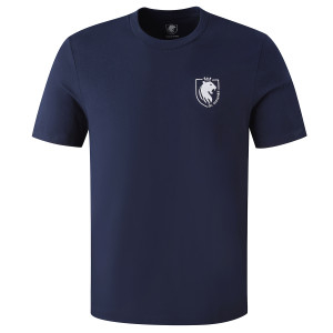 T-Shirt Bleu Marine Mixte Blason - Game ON - OL Lyonnes