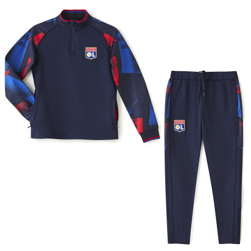 Blue Fusion Full-zip Tracksuits - Olympique Lyonnais