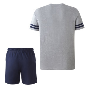 Pyjama OL Gris Chiné Homme - Olympique Lyonnais