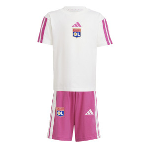 Ensemble T-Shirt - Short BL Blanc et Rose Fille