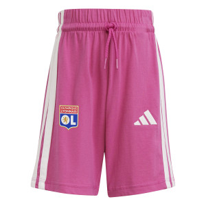 Ensemble T-Shirt - Short BL Blanc et Rose Fille - Olympique Lyonnais