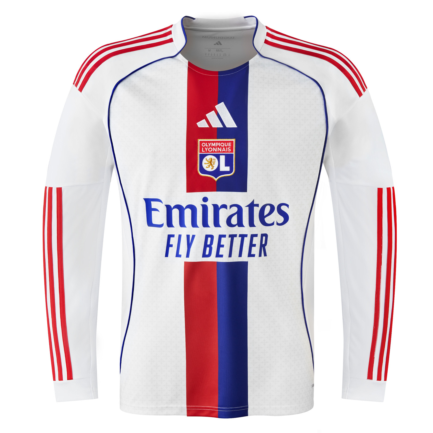 Maillot Domicile Homme Manches Longues 25-26 - Olympique Lyonnais