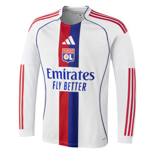 Men's Home Jersey Long Sleeves 25-26 - Olympique Lyonnais