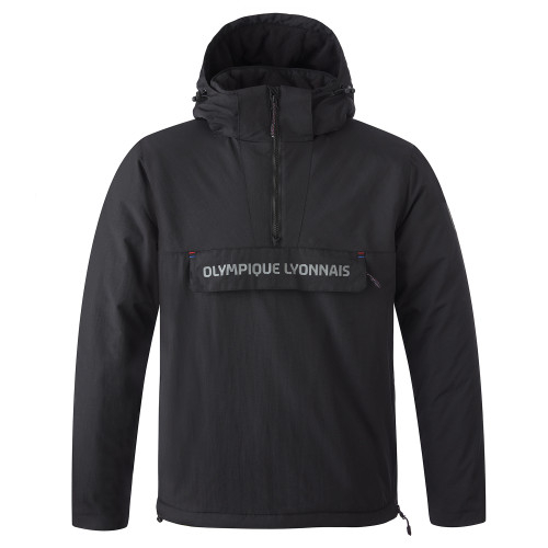 Anorak OL Noir Mixte - Olympique Lyonnais
