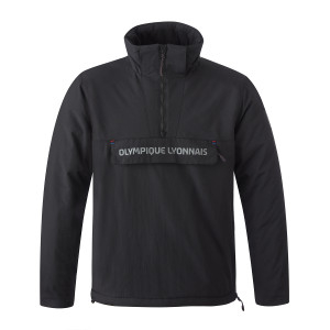 Anorak OL Noir Mixte - Olympique Lyonnais
