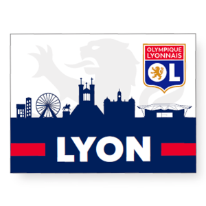 Magnet OL Skyline de Lyon