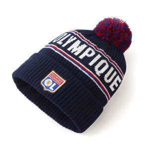Basic Navy Blue Beanie Unisex - Olympique Lyonnais