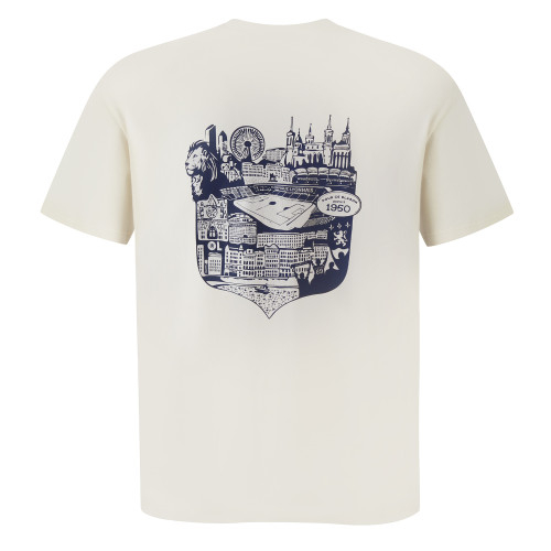 Blason Off-White Unisex T-Shirt - Olympique Lyonnais