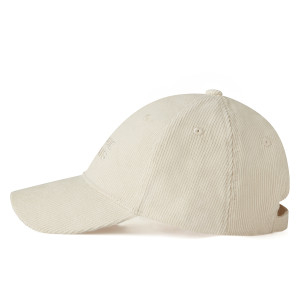 Casquette Velours Beige Mixte - Olympique Lyonnais