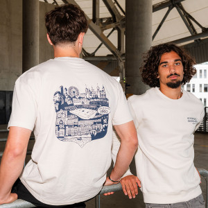 Blason Off-White Unisex T-Shirt - Olympique Lyonnais