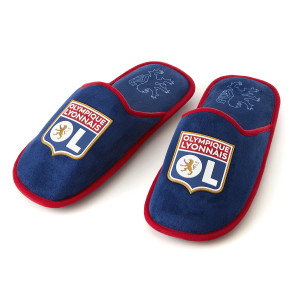 OL Blason Navy Blue Slippers